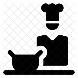 256x256 Professional Chief Icon Of Glyph Style