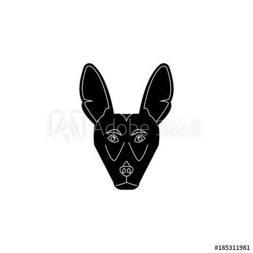 500x500 Chihuahua Face Icon Popular Breed Of Dogs Element Icon Premium