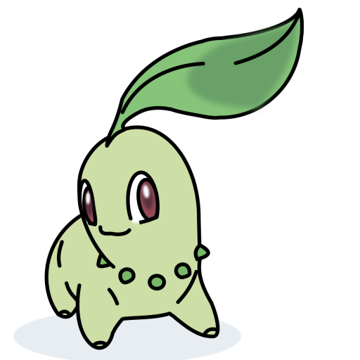 Chikorita, Pokemon, Bayleef, Overgrow, Pokemongo, Cartoon Icon 512x512 Chikorita, Pokemon, Bayleef, Overgrow, Pokemongo, Cartoon Icon