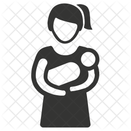 256x256 Childcare Icon Of Glyph Style