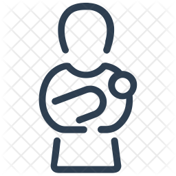 256x256 Childcare Icon Of Line Style