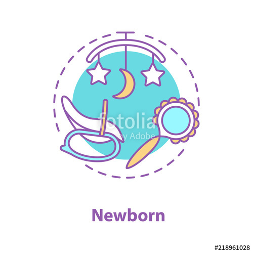 500x500 Childcare Concept Icon Stock Image And Royalty Free Vector