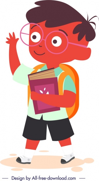 328x600 Childhood Icon Cute Cartoon Character Design Free Vector In Adobe