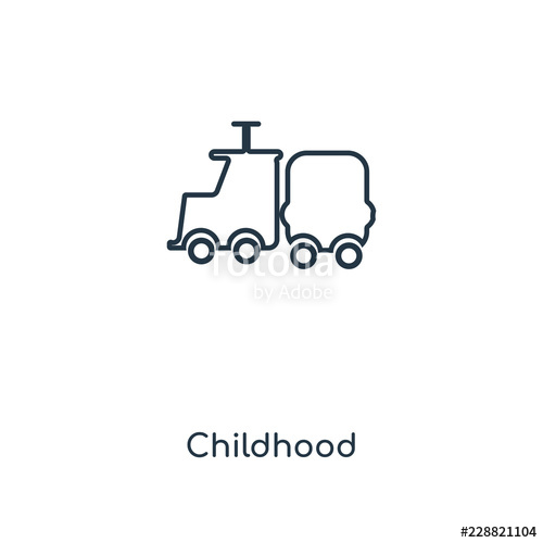 500x500 Childhood Icon Vector Stock Image And Royalty Free Vector