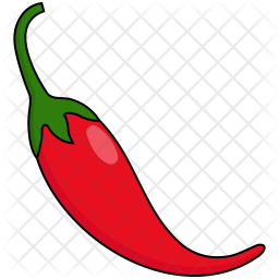 256x256 Chili Icon Of Colored Outline Style