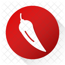 256x256 Chili Icon Of Glyph Style