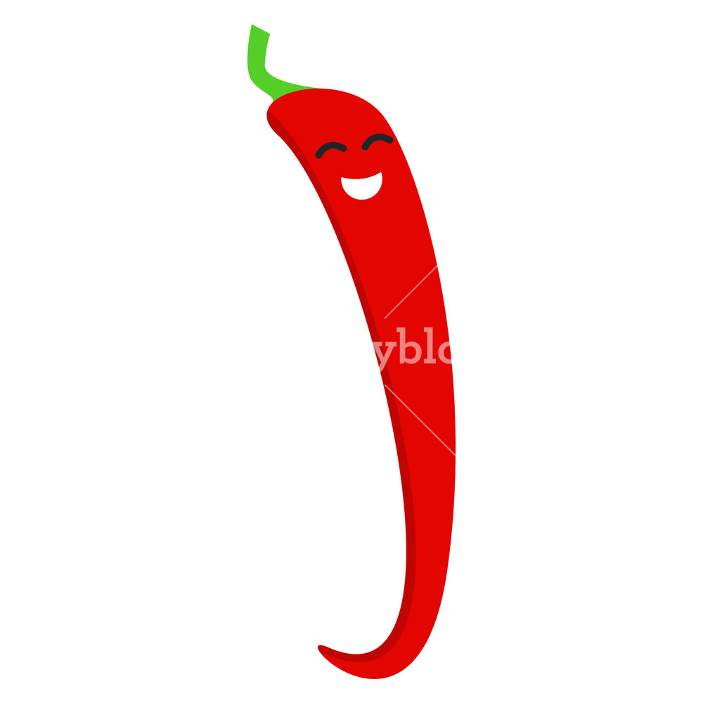 1000x1000 Red Chili Icon Flat Illustration Of Red Chili Vector Icon For Web