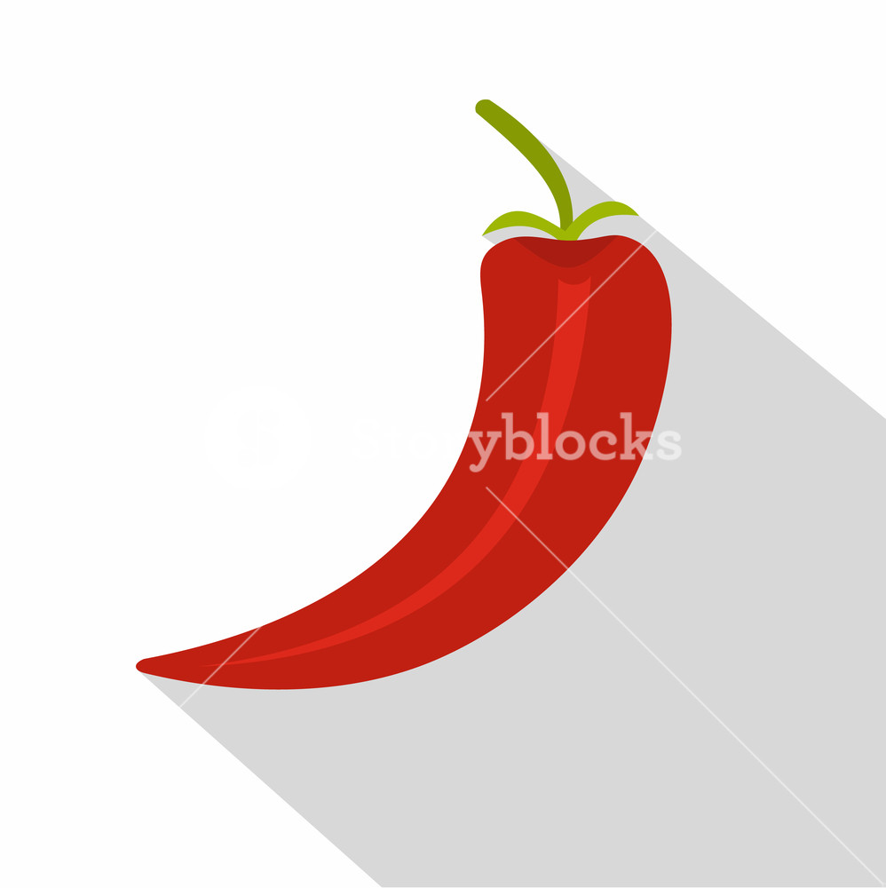 998x1000 Red Hot Chili Pepper Icon Flat Illustration Of Red Hot Chili