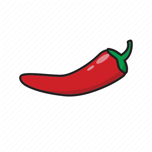 512x512 Chili, Cook, Food, Red Chili, Spicy, Vegetable Icon