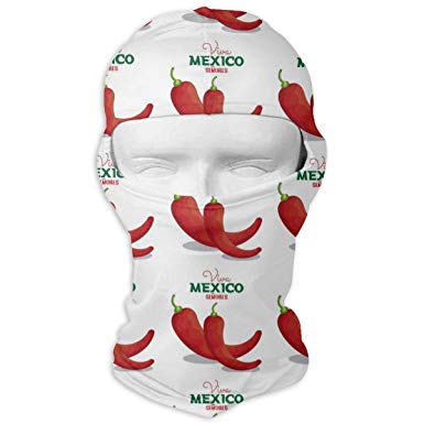 385x385 Comfortable Viva Mexico Chili Pepper Icon Headcover Soft Balaclava