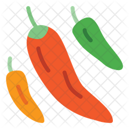 256x256 Chili Pepper Icon Of Flat Style