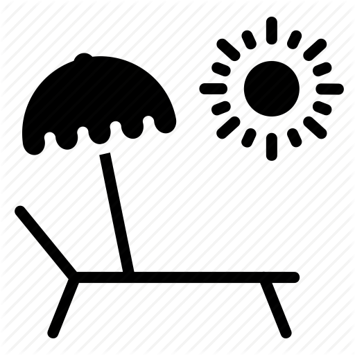 512x512 Chill, Chilling, Pool, Side, Summer, Swimming, Umbrella Icon