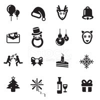 200x200 Christmas Icons Series Chill Icon Stock Vectors