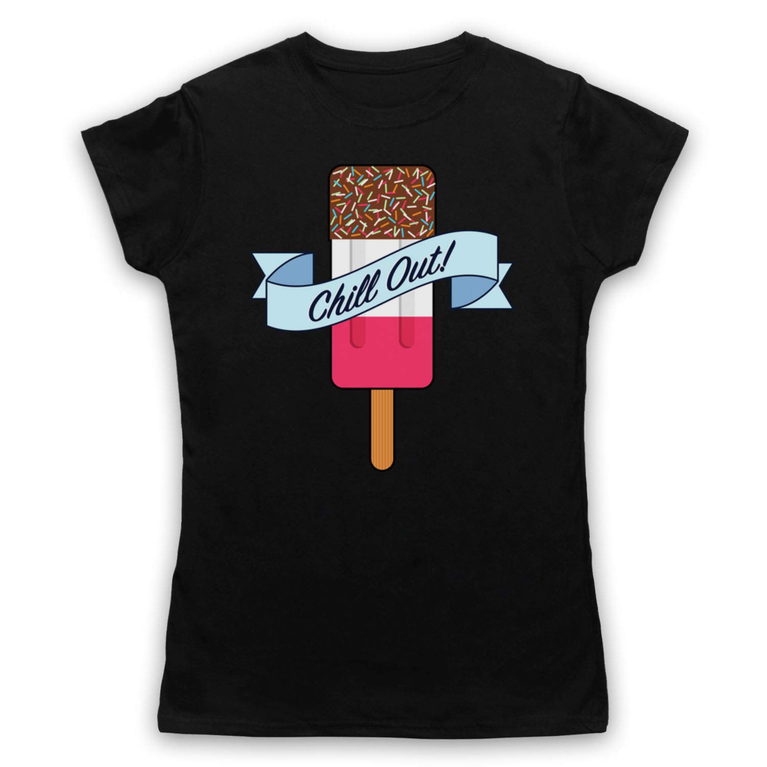 1500x1500 My Icon Women's Chill Out Retro Fab Ice Lolly T Shirt