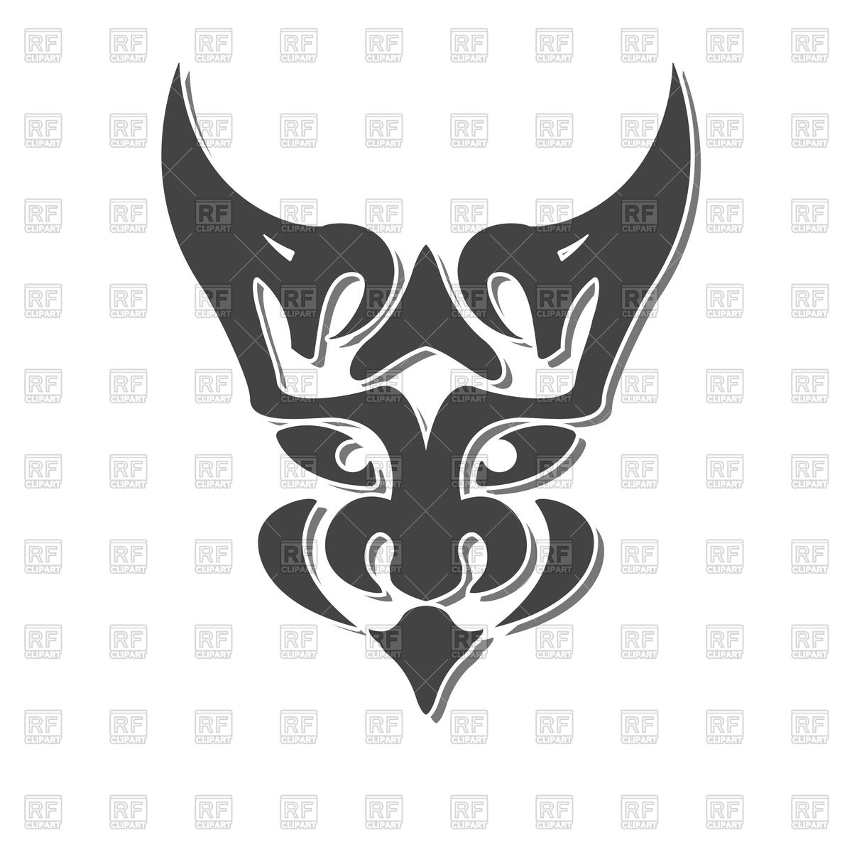 1200x1200 Icon Of Mystic Chimera Face Vector Image Of Icons And Emblems