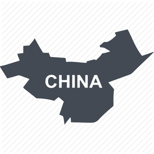 512x512 China, Map Of China, Republic Icon