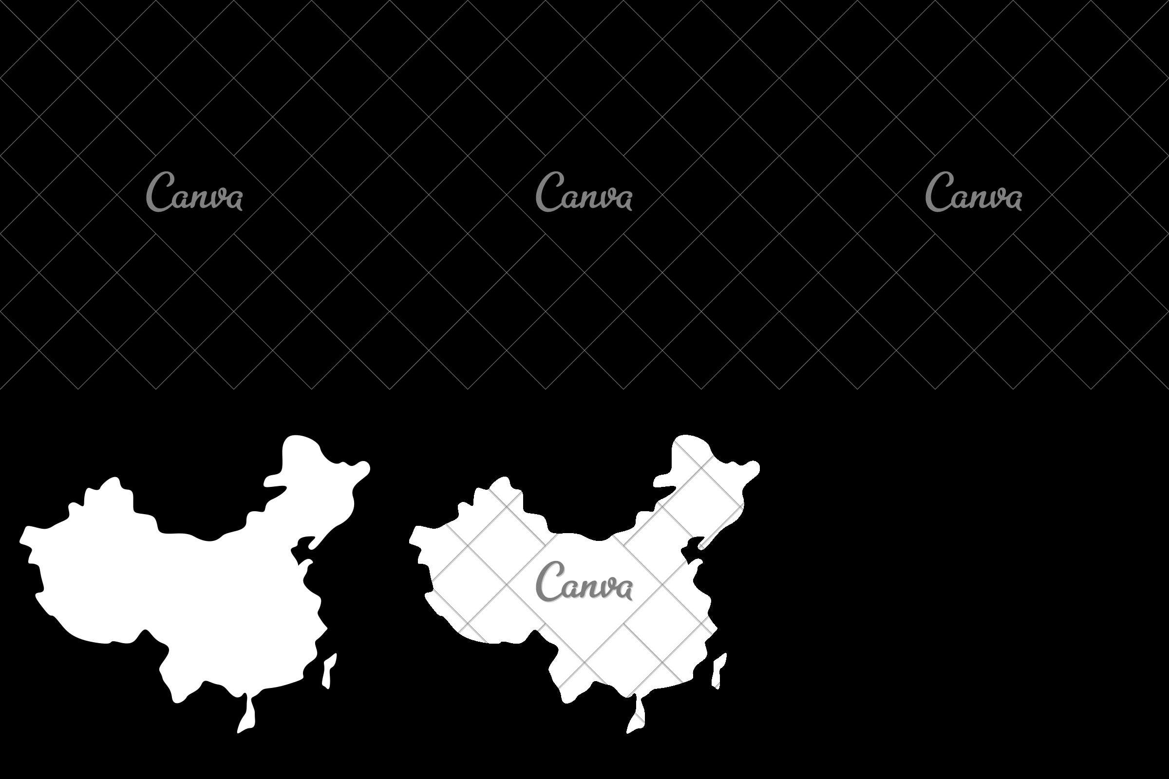 2400x1600 Map Of China Icon Black Color