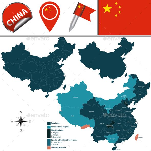 590x590 Vector Map Of China Vector Graphics China Map, Map Vector
