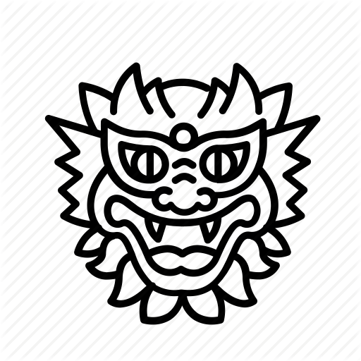 512x512 China, Dragon, Face, Mask, Scary, Spooky, Tradition Icon