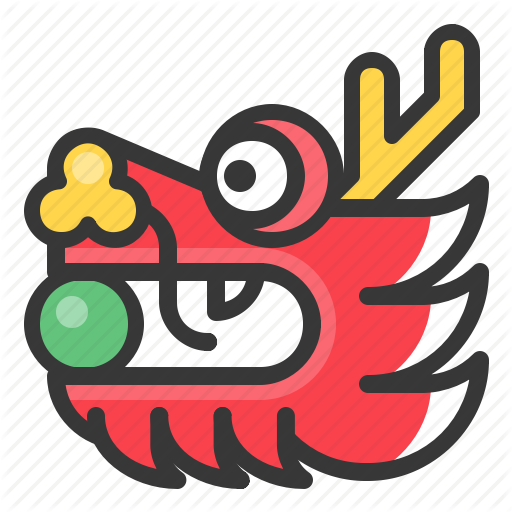 512x512 Chinese, Dragon, Head, New, Year Icon