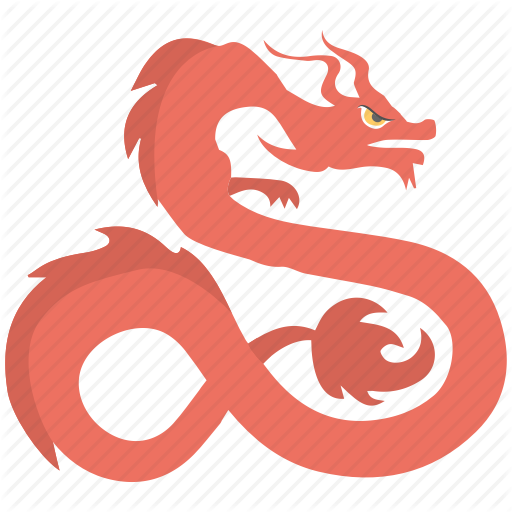 512x512 Animal, Chinese Dragon, Fire Dragon, Symbol, Zodiac Icon