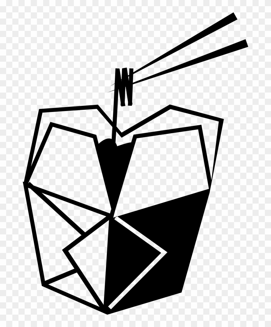 880x1060 Chinese Food Box With Chop Sticks