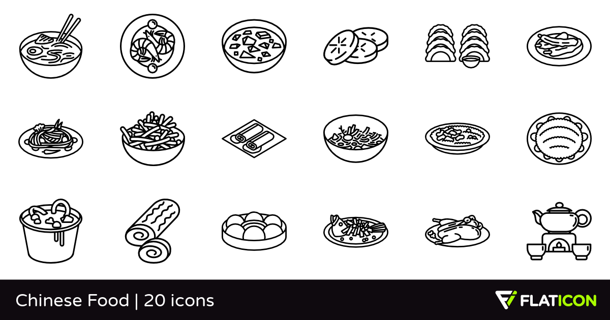 1200x630 Chinese Food Free Icons