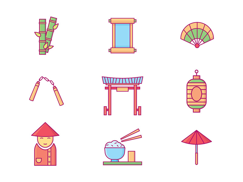 800x600 Chinese Icons