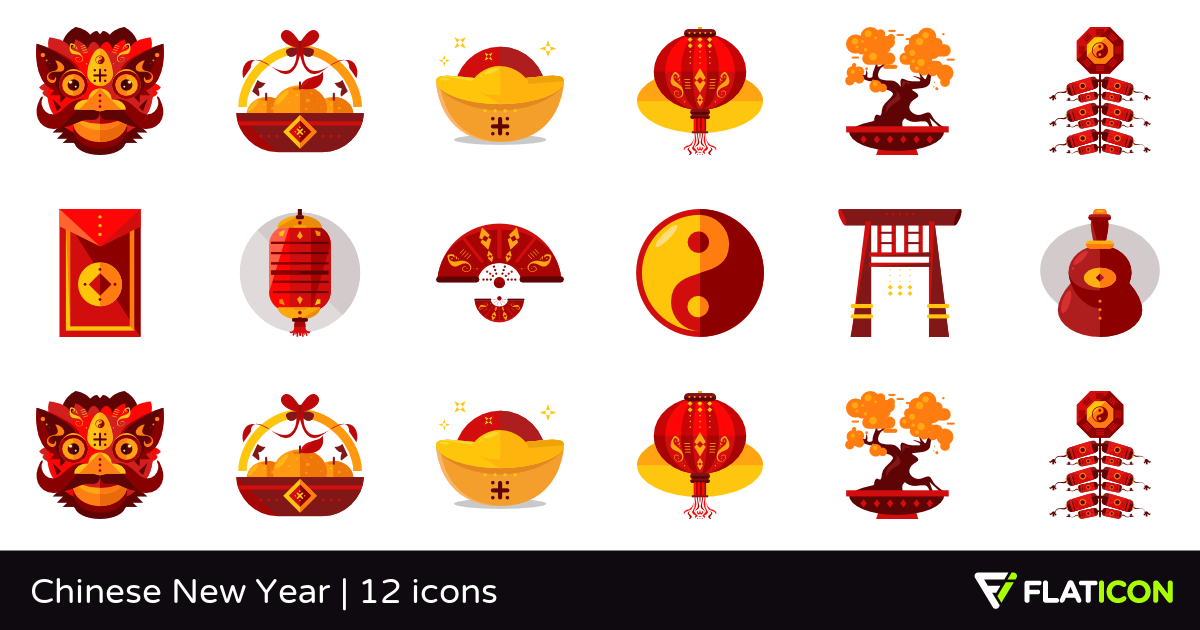 1200x630 Chinese New Year Free Icons