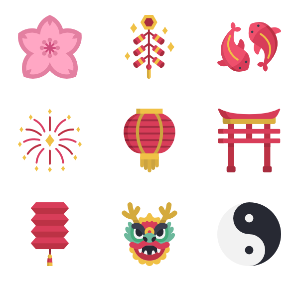 600x564 Chinese New Year Icons