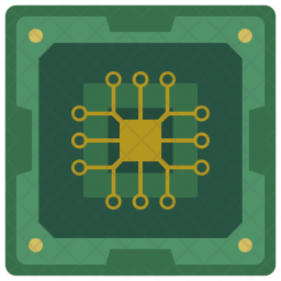 256x256 Chip Icon Of Flat Style