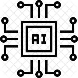 256x256 Chip Icon Of Line Style