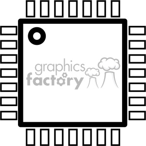 300x300 Computer Chip Icon Clipart Royalty Free Gif, Png
