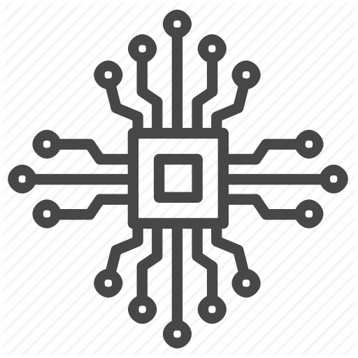 512x512 Bot, Chip, Chipset, Electronic, Microchip Icon