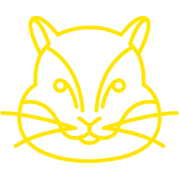 256x256 Free Yellow Chipmunk Icon
