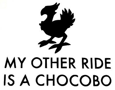 400x316 Final Fantasy Chocobo Icon Cool Vinyl Car Window Truck Sticker
