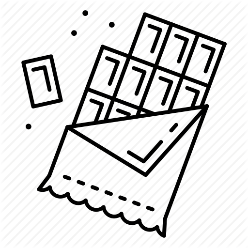 512x512 Chocolate, Chocolate Bar, Dessert, Sweet, Sweets, Valentine's Day Icon