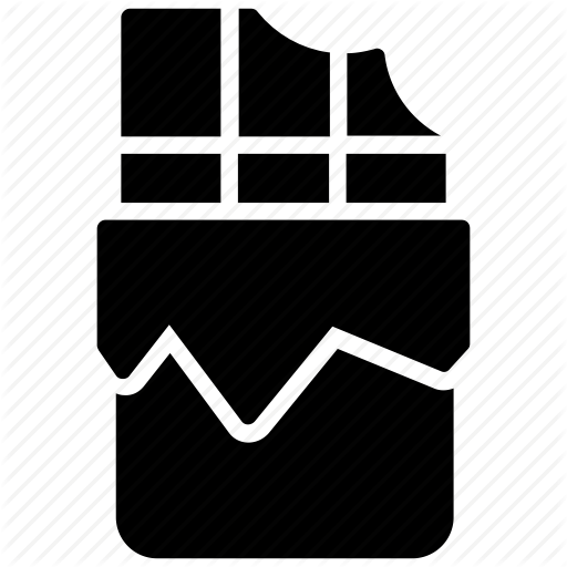 512x512 Chocolate Bar, Chocolate Bite, Dark Chocolate Wrapped Chocolate