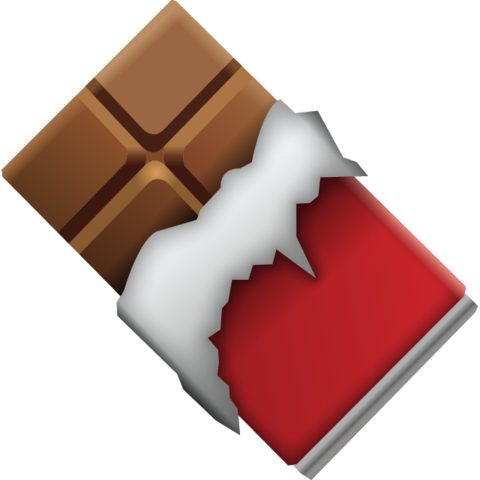 480x480 Download Chocolate Bar Emoji Icon Emoji Island
