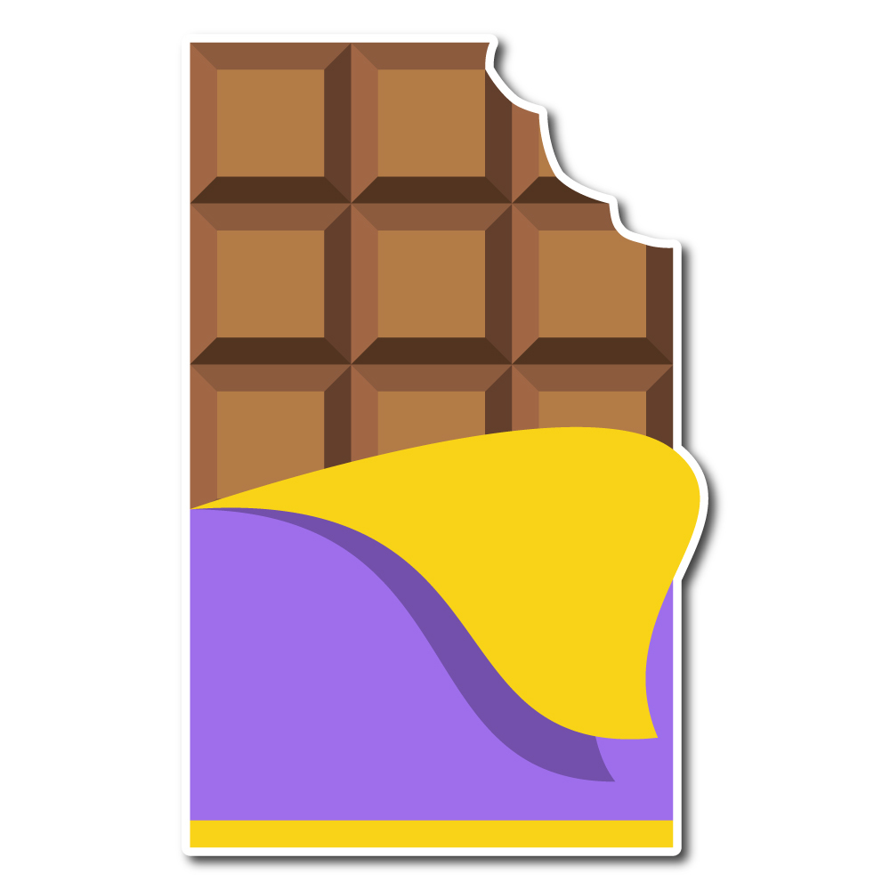 1000x1000 Emoji One Food Drink Wall Icon Chocolate Bar