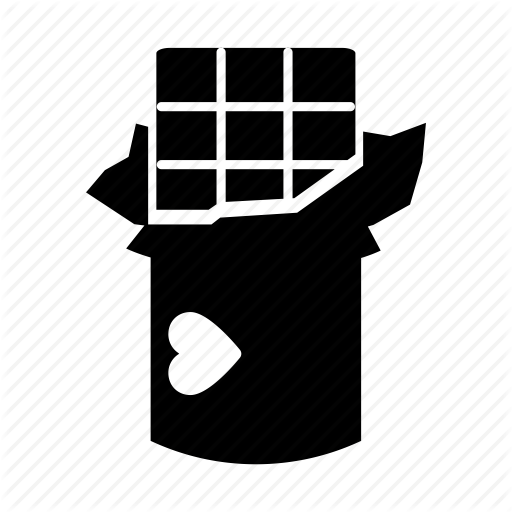 512x512 Candy, Chocolate, Day, Heart, Sweet, Valentine, Wrapper Icon
