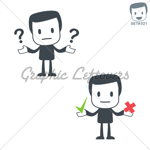500x500 Choice Icon Man Set Gl Stock Images
