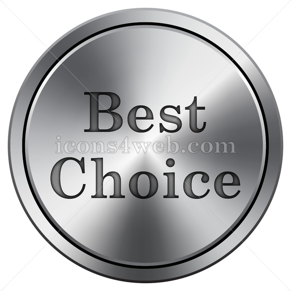 600x600 Best Choice Icon Round Icon Imitating Metal