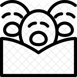 256x256 Choir Icon Of Line Style