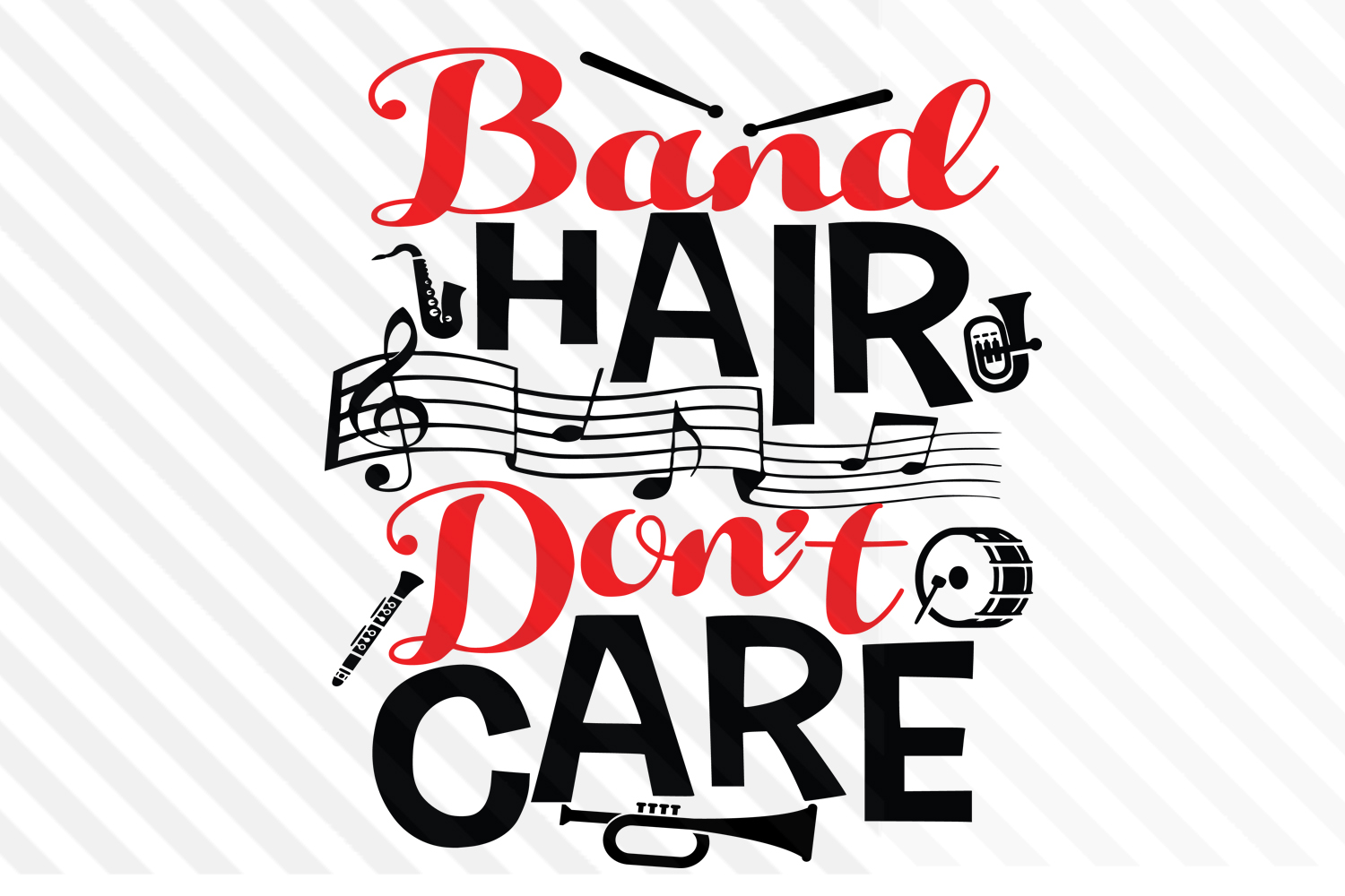 1500x1000 Marching Bandband Hairchoir, Vector, Logo, Icon, Dxf