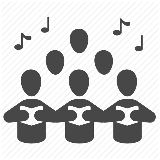 512x512 Choir, Chorus, Music, Musician, Sing, Song, Sound Icon