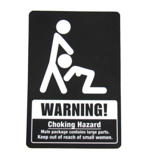 500x500 Nava New Warning Novelty Choking Hazard Window Luggage Skateboard