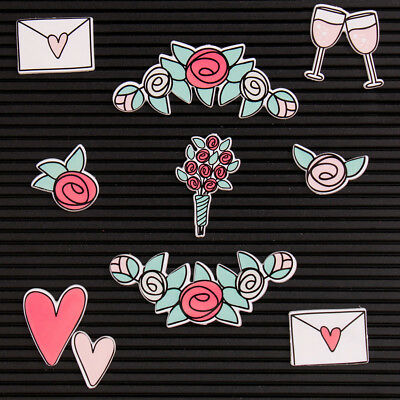 400x400 American Crafts Piece Love Icon Pack Die Cuts With A View