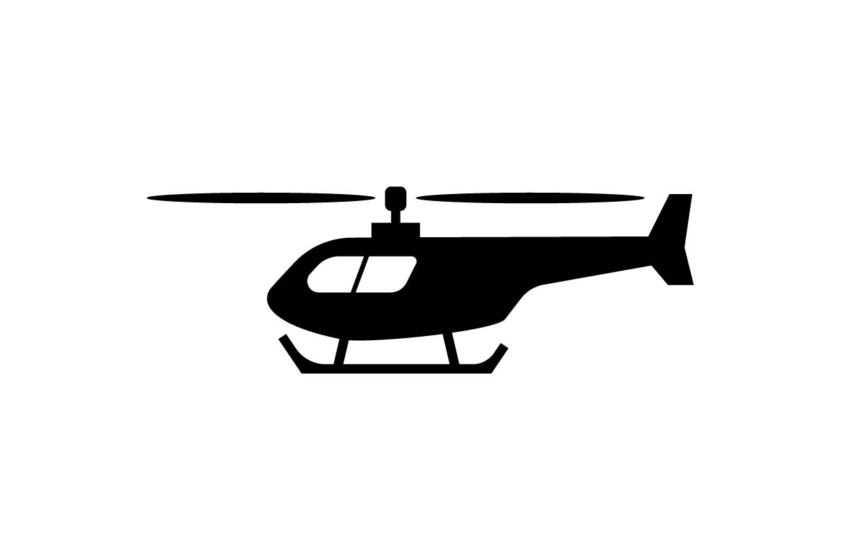 1209x805 Chopper Monochrome Icon Graphic