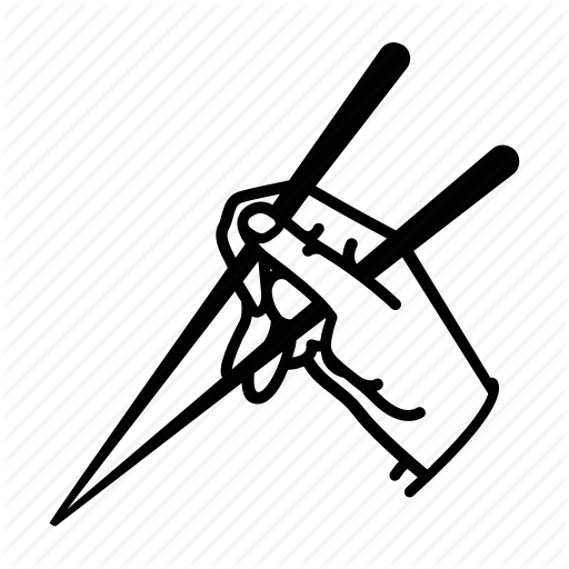 512x512 Chopstick, Chopsticks, Hand, Hold, Holding, Instruction, Manual Icon